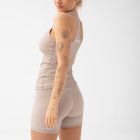 FeelJ RIBBED Shorts push up Latte